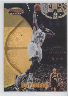 1997-98 Bowman's Best - [Base] - Refractor #13 - Karl Malone