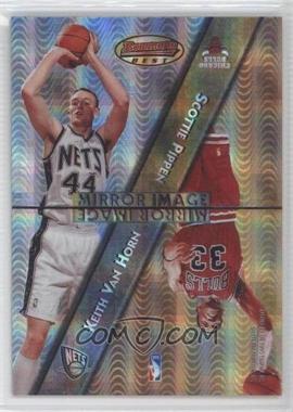 1997-98 Bowman's Best - Mirror Image - Atomic Refractor #MI4 - Keith Van Horn, Scottie Pippen, Kobe Bryant, Cedric Ceballos