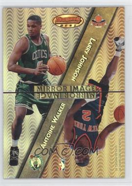 1997-98 Bowman's Best - Mirror Image - Refractor #MI10 - Larry Johnson, Antoine Walker, Maurice Taylor, Vin Baker