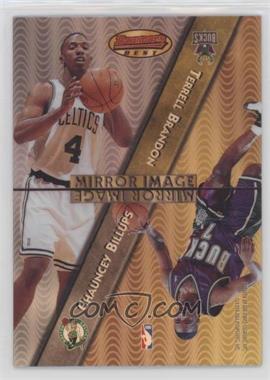 1997-98 Bowman's Best - Mirror Image - Refractor #MI8 - Chauncey Billups, Terrell Brandon, Kevin Johnson, Antonio Daniels