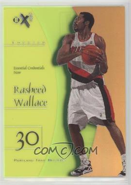 1997-98 EX2001 - [Base] - Essential Credentials Now #56 - Rasheed Wallace /56