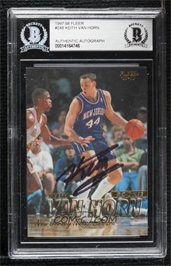 1997-98 Fleer - [Base] #248 - Keith Van Horn [BAS BGS Authentic]