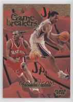 Jerry Stackhouse, Allen Iverson [EX to NM]