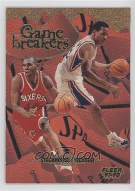 1997-98 Fleer - Game Breakers #8 - Jerry Stackhouse, Allen Iverson [EX to NM]