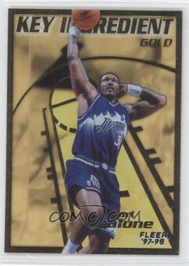 1997-98 Fleer - Key Ingredient - Gold #6 - Karl Malone