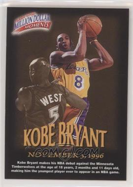 1997-98 Fleer - Million Dollar Moments Contest #31 - Kobe Bryant [EX to NM]