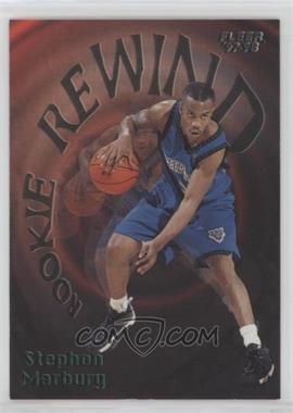 1997-98 Fleer - Rookie Rewind #8 - Stephon Marbury