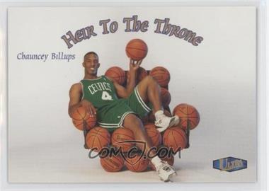 1997-98 Fleer Ultra - Heir to the Throne #3 HT - Chauncey Billups [EX to NM]