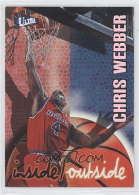 1997-98 Fleer Ultra - Inside/Outside #9 I/O - Chris Webber