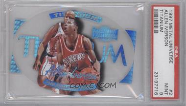 1997-98 Metal Universe - Titanium #2 T - Allen Iverson [PSA 9 MINT]