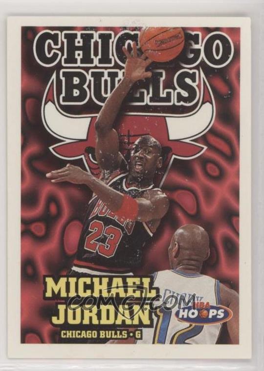 1997-98 NBA Hoops - [Base] #220 - Michael Jordan [EX to NM]