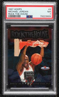 1997-98 NBA Hoops - Rock The House #6RTH - Michael Jordan [PSA 7 NM]