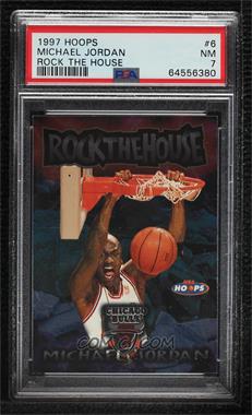 1997-98 NBA Hoops - Rock The House #6RTH - Michael Jordan [PSA 7 NM]