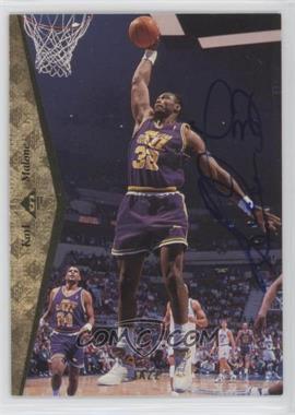 1997-98 SP Authentic - Autographed Buybacks #156 - Karl Malone (1994-95 SP)