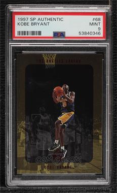 1997-98 SP Authentic - [Base] #68 - Kobe Bryant [PSA 9 MINT]