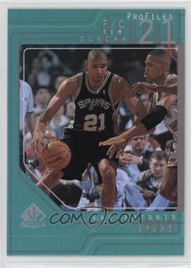 1997-98 SP Authentic - Profiles #P37 - Tim Duncan