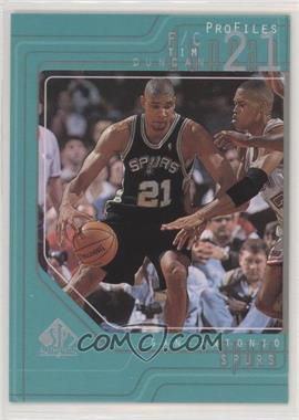 1997-98 SP Authentic - Profiles #P37 - Tim Duncan