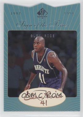 1997-98 SP Authentic - Sign of the Times #GR - Glen Rice