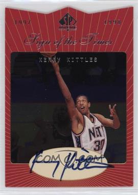 1997-98 SP Authentic - Sign of the Times #KK - Kerry Kittles