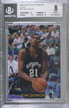 1997-98 Skybox Premium - And One... #6 AO - Tim Duncan [BGS 8 NM‑MT]
