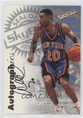 1997-98 Skybox Premium - Autographics #_ALHO - Allan Houston