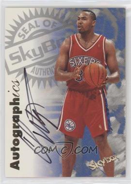 1997-98 Skybox Premium - Autographics #_CLWE - Clarence Weatherspoon