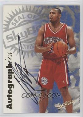 1997-98 Skybox Premium - Autographics #_CLWE - Clarence Weatherspoon