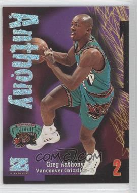 1997-98 Skybox Z-Force - [Base] - Rave #67 - Greg Anthony /399