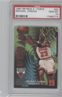 1997-98 Skybox Z-Force - [Base] #23 - Michael Jordan [PSA 10 GEM MT]