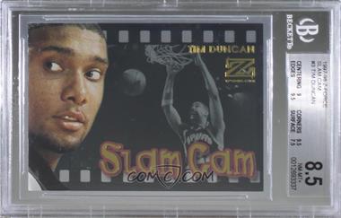 1997-98 Skybox Z-Force - Slam Cam #3SC - Tim Duncan [BGS 8.5 NM‑MT+]