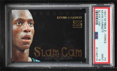 1997-98 Skybox Z-Force - Slam Cam #4SC - Kevin Garnett [PSA 9 MINT]