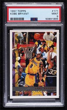 1997-98 Topps - [Base] #171 - Kobe Bryant [PSA 9 MINT]