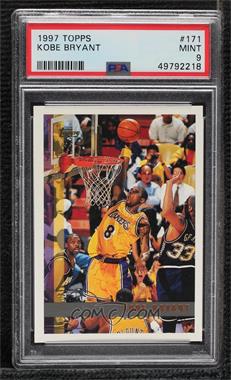 1997-98 Topps - [Base] #171 - Kobe Bryant [PSA 9 MINT]