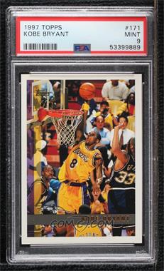 1997-98 Topps - [Base] #171 - Kobe Bryant [PSA 9 MINT]