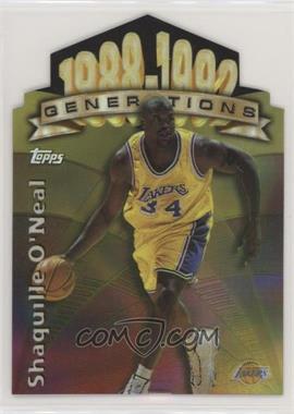 1997-98 Topps - Generations - Refractor #G18 - Shaquille O'Neal