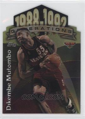 1997-98 Topps - Generations #G15 - Dikembe Mutombo