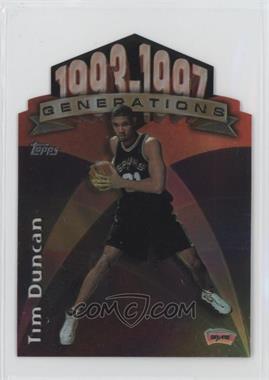 1997-98 Topps - Generations #G28 - Tim Duncan