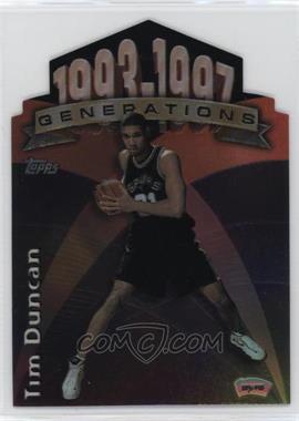 1997-98 Topps - Generations #G28 - Tim Duncan