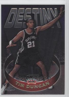 1997-98 Topps Chrome - Destiny #D8 - Tim Duncan