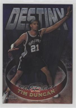 1997-98 Topps Chrome - Destiny #D8 - Tim Duncan