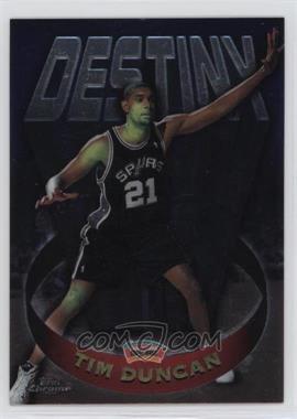 1997-98 Topps Chrome - Destiny #D8 - Tim Duncan