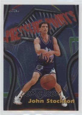 1997-98 Topps Chrome - Season's Best #4 - Pressure Points - John Stockton