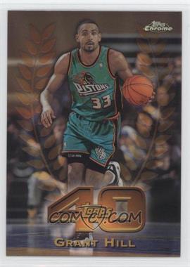 1997-98 Topps Chrome - Topps 40 - Refractor #T40-35 - Grant Hill