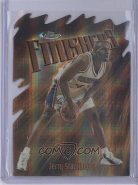 1997-98 Topps Finest - [Base] - Embossed Refractor #157 - Rare - Gold - Jerry Stackhouse /74