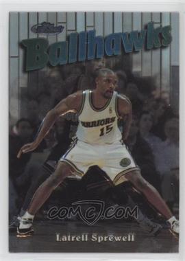 1997-98 Topps Finest - [Base] - Embossed #140 - Uncommon - Silver - Latrell Sprewell