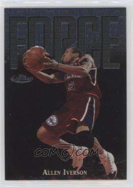 1997-98 Topps Finest - [Base] - Embossed #143 - Uncommon - Silver - Allen Iverson