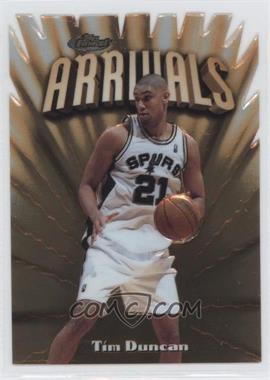 1997-98 Topps Finest - [Base] - Embossed #325 - Rare - Gold - Tim Duncan