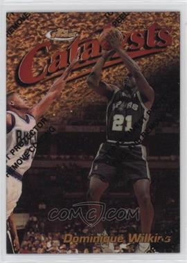 1997-98 Topps Finest - [Base] - Refractor Missing Serial Number #155 - Rare - Gold - Dominique Wilkins