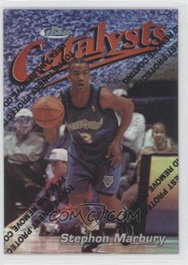 1997-98 Topps Finest - [Base] - Refractor #121 - Uncommon - Silver - Stephon Marbury /1090