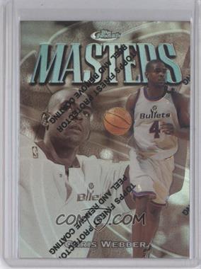 1997-98 Topps Finest - [Base] - Refractor #129 - Uncommon - Silver - Chris Webber /1090